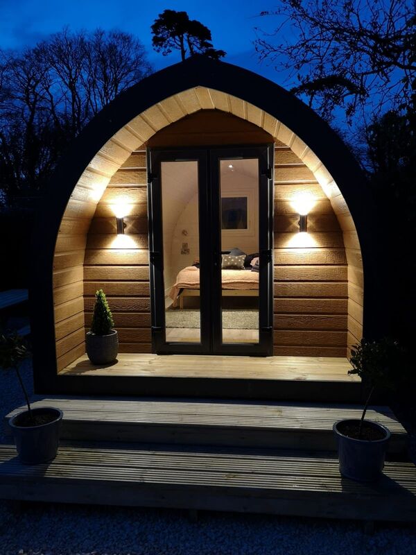 Cosy camping pods